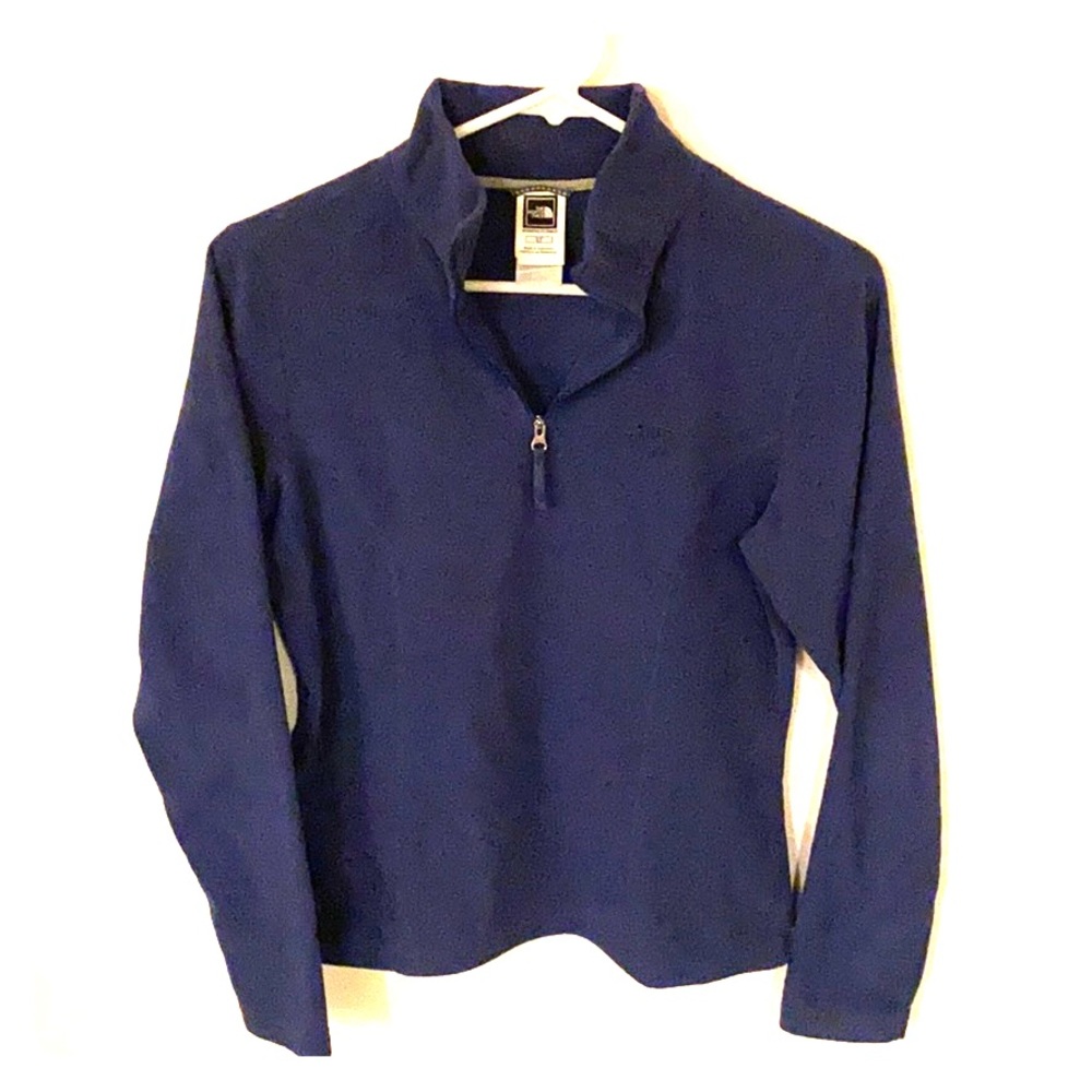 North face pullover with zipper